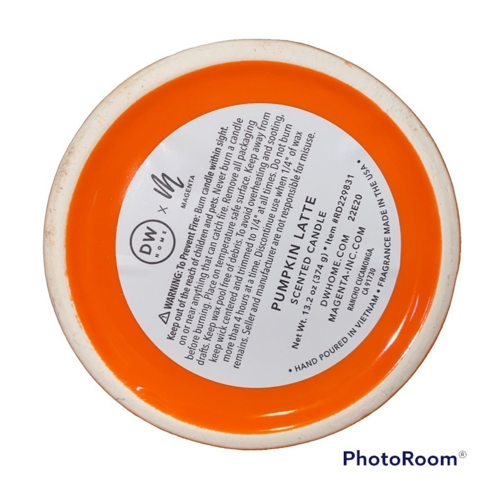 Rae Dunn 13.2 oz. “Happy Halloween” Candle - Picture 3 of 3